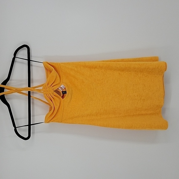 H&M Divided terry cloth halter bandeau sundress orange size xs - Picture 4 of 10